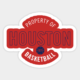 Houston Women's Basketball T-Shirt Sticker